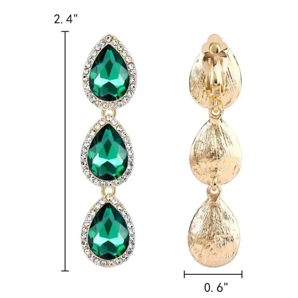 BijouStudios Clip On Earrings yellow gold